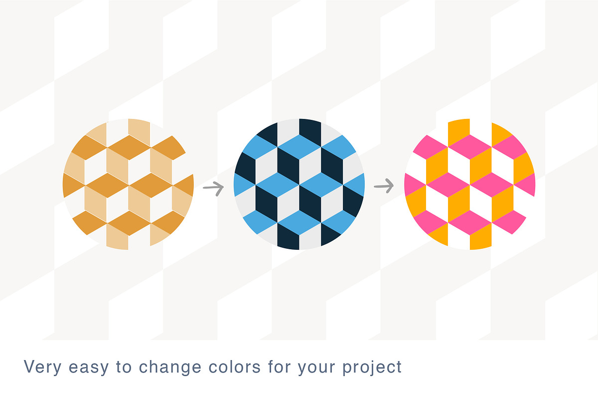 3D geometric patterns, a Pattern Graphic by Magnia (Photo 7 of 8)