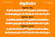 Digitata, a Handwritten Font by Jetsmax® Studio (Thumbnail 4 of 10)