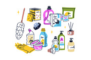 Clean products, household tools set, an Object Illustration by Good Studio (Thumbnail 4 of 5)