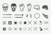 Set of vintage fighting emblems, a Branding & Logo Template by AkimD (Thumbnail 7 of 10)