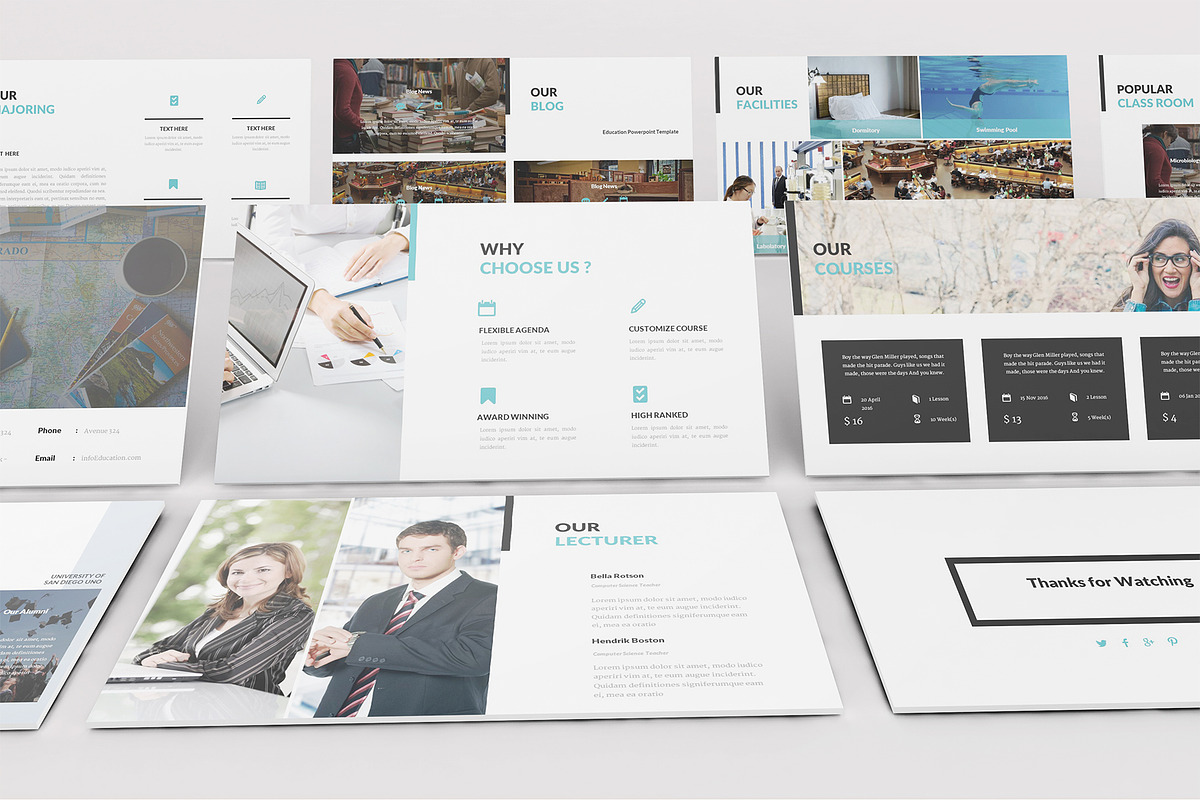 University & Education Powerpoint, a Presentation Template by Incools Stokie (Photo 9 of 10)