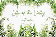Lily of the Valley Floral clipart, a Decorative Illustration by LeCoqDesign (Thumbnail 1 of 5)