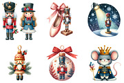 Christmas Nutcracker Clipart, an Illustration by DreamArtGraphic (Thumbnail 6 of 6)