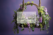 15Floral Swing Themed Baby Backdrops, a Layer Style Add-On by NSTUDIO (Thumbnail 6 of 9)