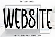 Website, a Script Font by InermediaSTUDIO (Thumbnail 1 of 6)