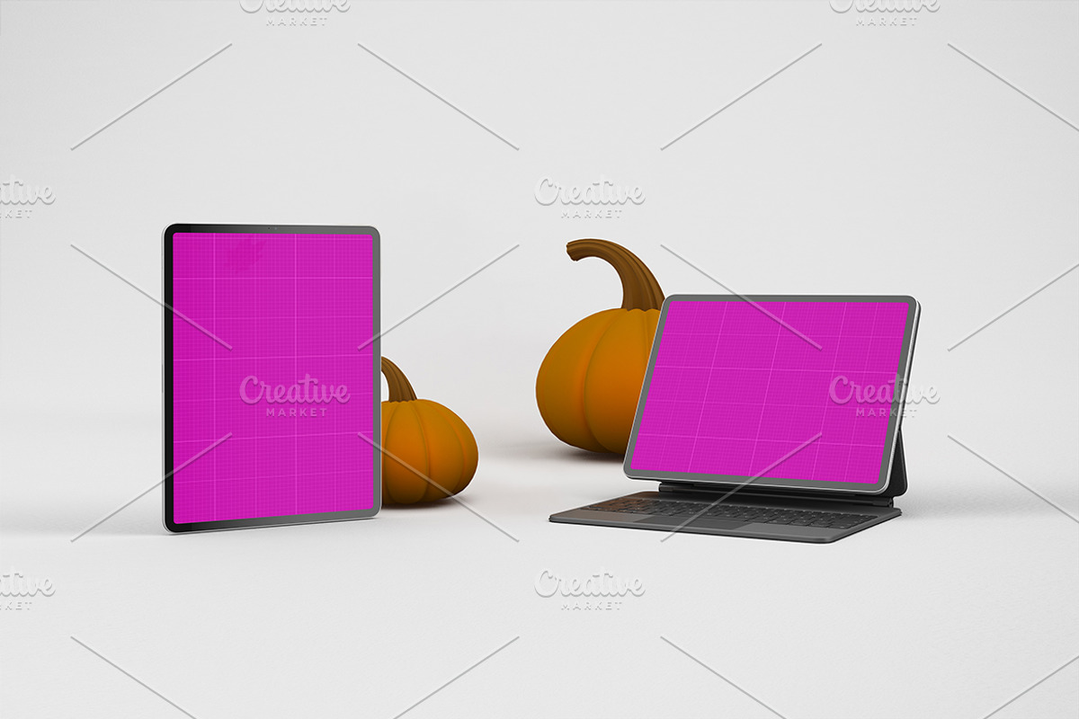 Thanksgiving Responsive Mockup, an iPad Mockup by Qaleb Studio