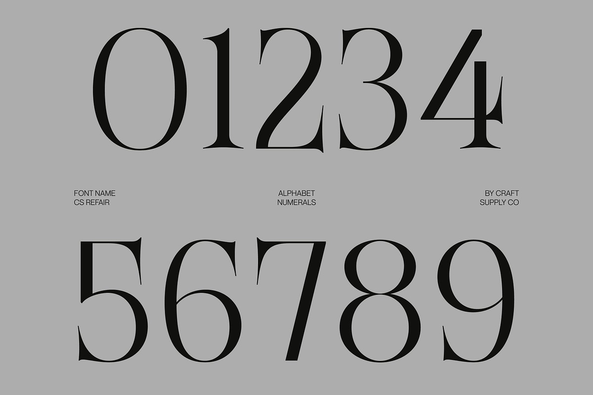 CS Refair – Modern Serif Font, a Serif Font by Craft Supply Co. (Photo 6 of 8)