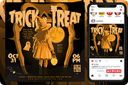 Halloween Flyer Template, a Flyer Template by regalDRAW (Thumbnail 1 of 3)