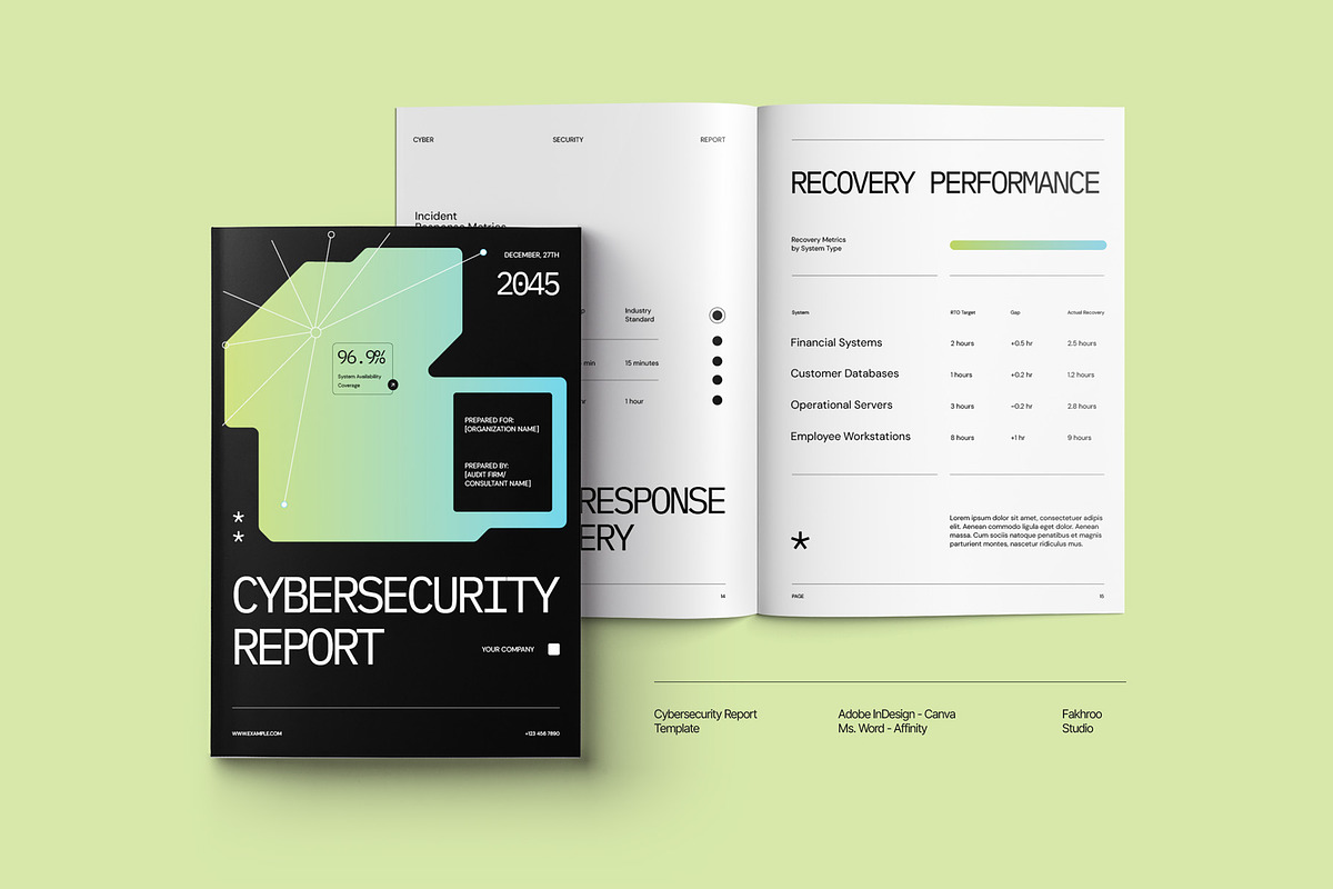 Cybersecurity Report - TEKK, a Brochure Template by fakhroo (Photo 1 of 10)