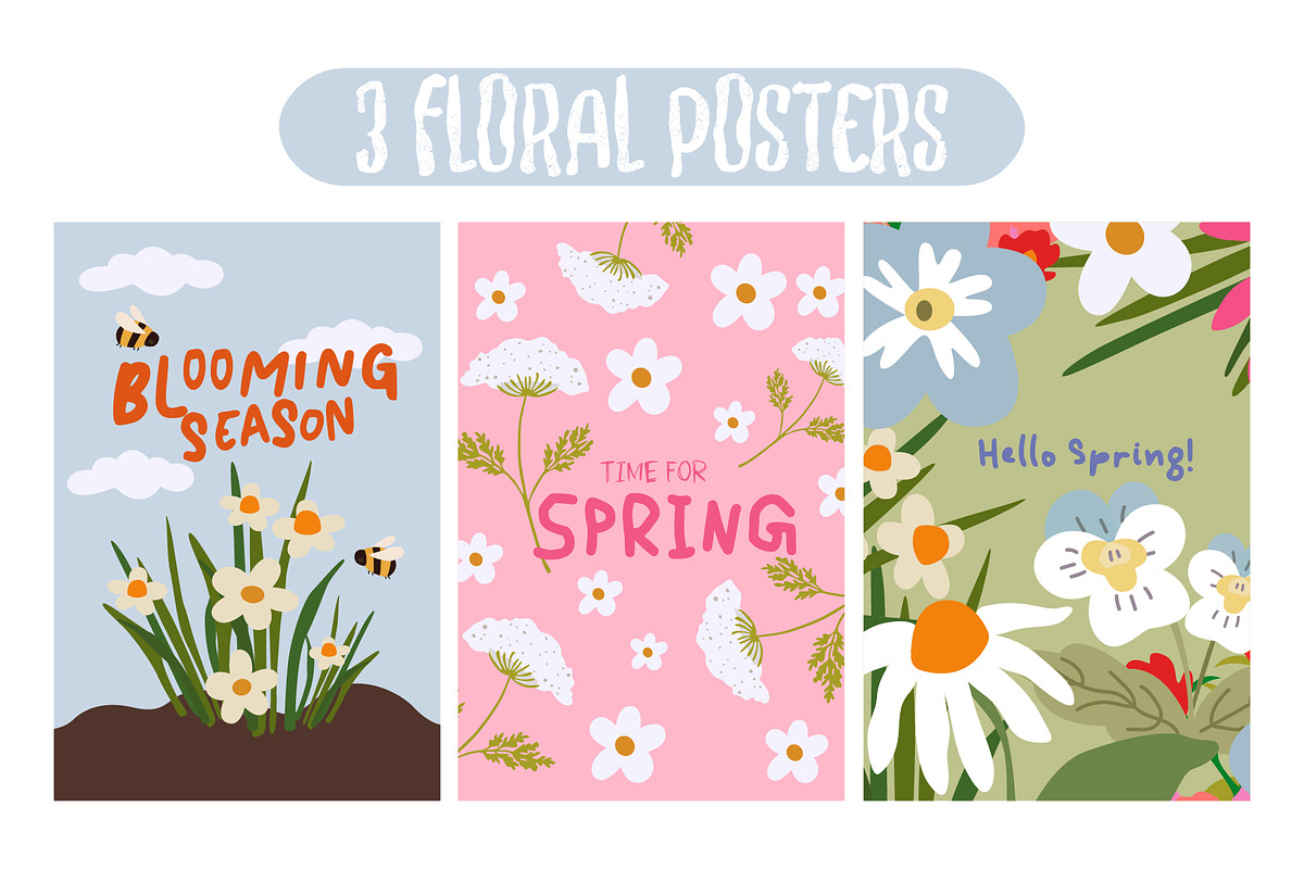 Blooming season design collection, a Decorative Illustration by Luamor (Photo 11 of 16)