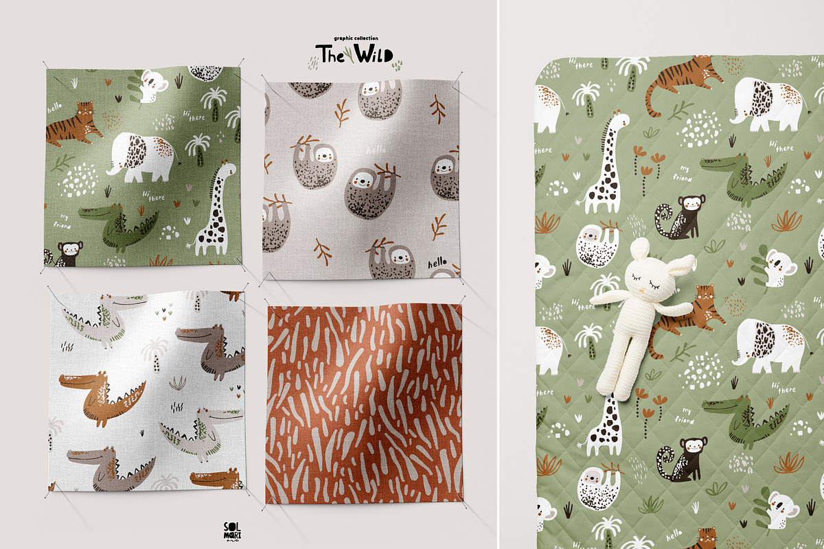 The WILD kids graphic collection, a Pattern Graphic by solmariart (Photo 5 of 8)