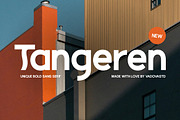 Tangeren Unique Bold Sans Serif Font, a Sans Serif Font by Vadovastd (Thumbnail 1 of 7)