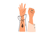 Friend hands together. Friendship, an Illustration by Good Studio (Thumbnail 8 of 12)