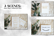 Letterpress Cards - Styled Mockups, a Print Template by Wooly Pronto (Thumbnail 2 of 6)