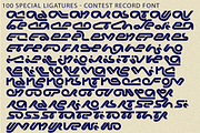 Contest Record - Futuristic Font, a Sans Serif Font by 177Studio (Thumbnail 8 of 8)
