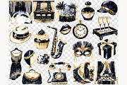 Roaring 20s Clipart Gatsby Party Art, a Person Illustration by GlamArtZhanna (Thumbnail 6 of 8)