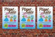 Hand Drawn Flat Plant Sale Flyer Set, a Flyer Template by Aiyari Graphic (Thumbnail 3 of 3)