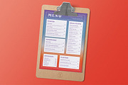 Trendy Food Menu, a Print Template by The Savory Directors (Thumbnail 2 of 3)