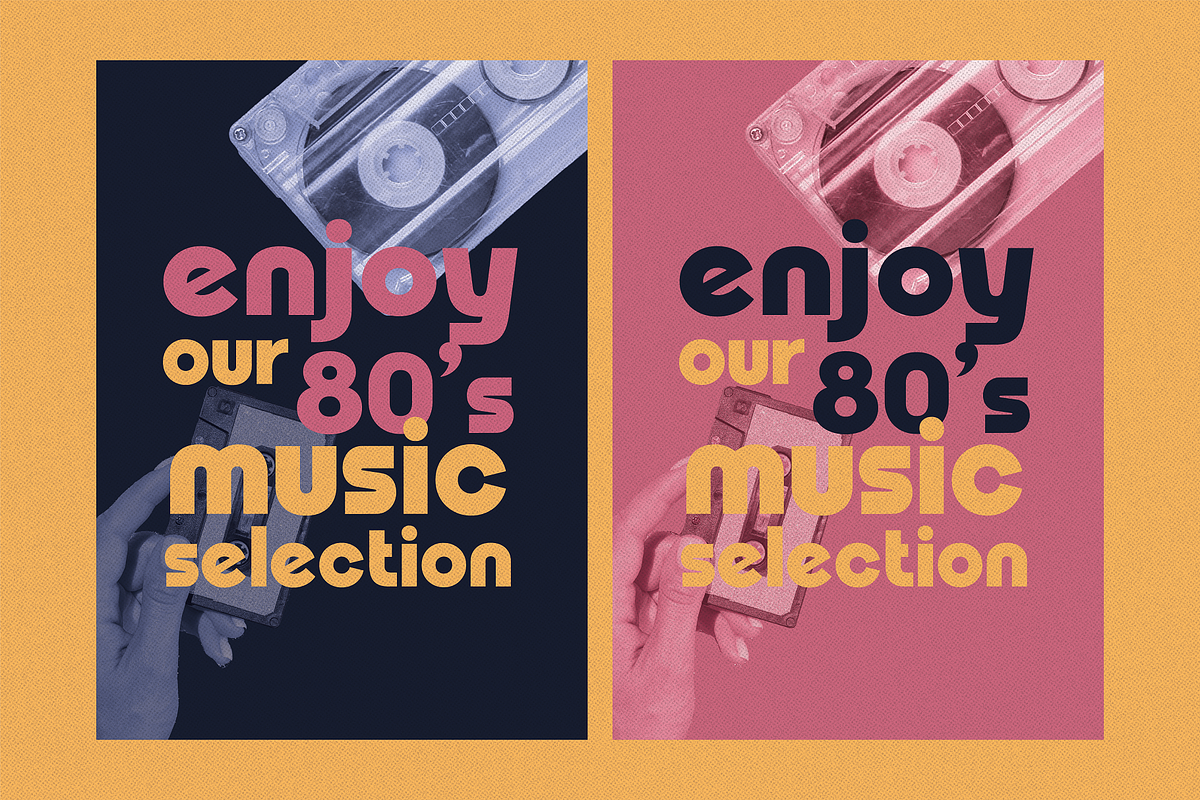 Binary Groove - 80s Inspired Font, a Sans Serif Font by HipFonts (Photo 7 of 8)