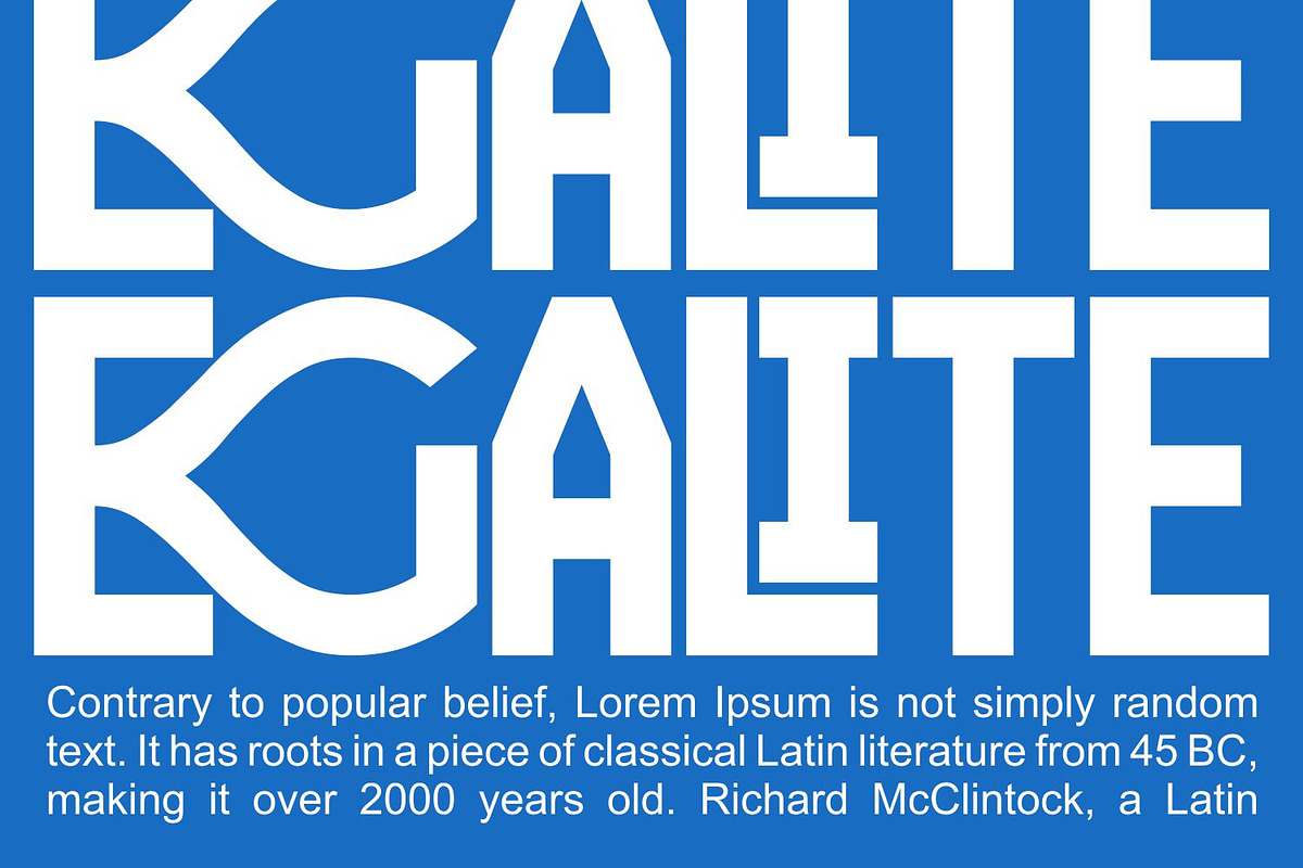 Neo Libero Bold Geometric Font, a Sans Serif Font by WhymoreArt (Photo 3 of 10)
