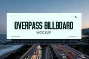 Highway Overpass Billboard Mockup, an Advertising Mockup by graphypix (Thumbnail 1 of 4)