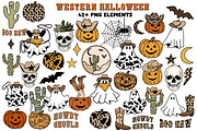 Western Halloween Clipart & Patterns, a Graphic by Brush Lab (Thumbnail 2 of 7)