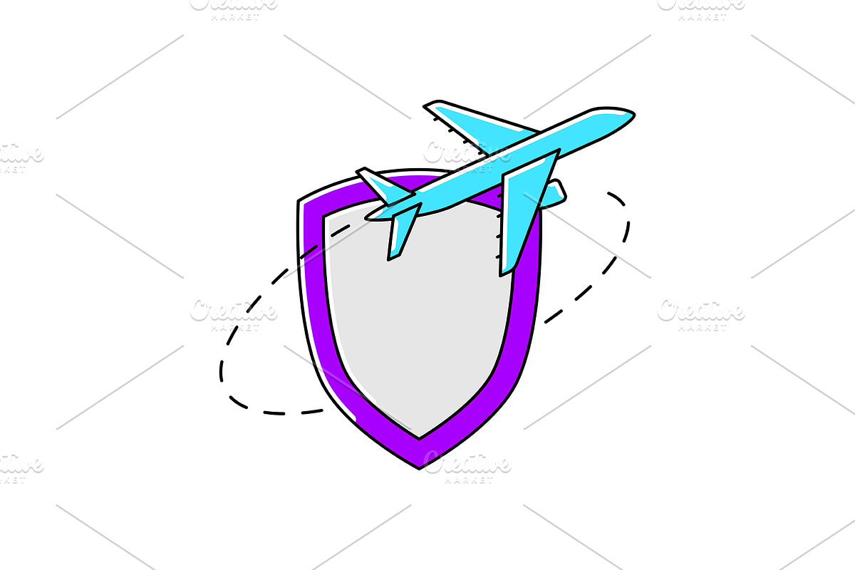 Airplane transportation icon., a Solid Icon by incomible