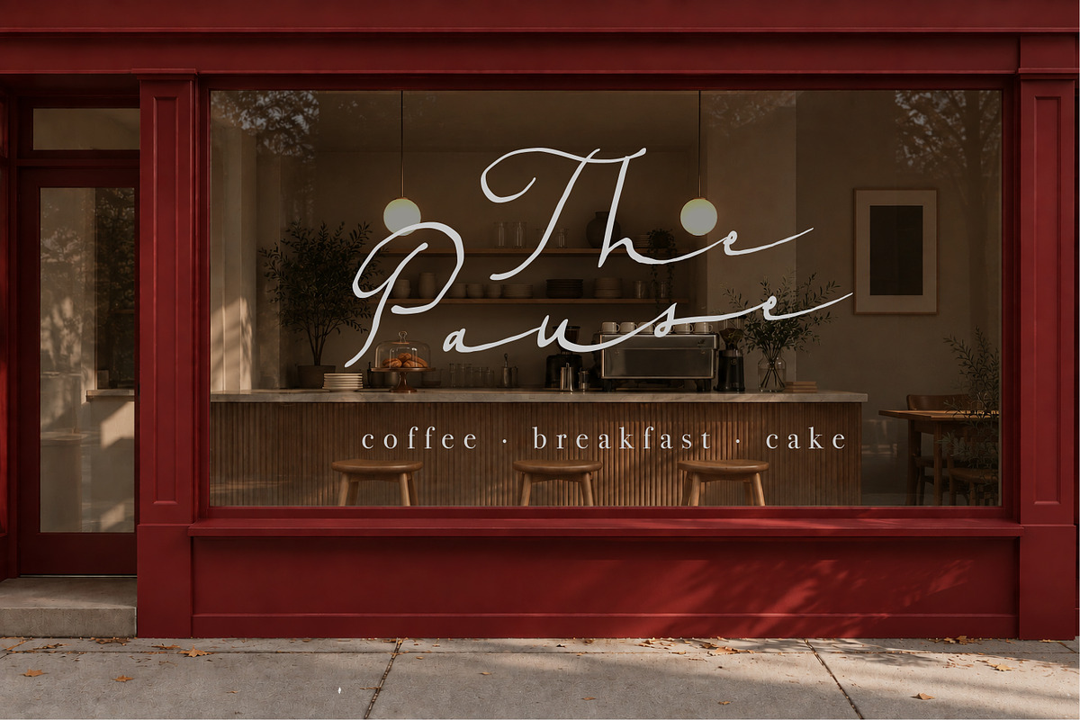 RestlessLine Fine Handwritten Script, a Script Font by Struvictory.art (Photo 3 of 9)