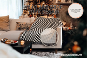Woven Throw Blanket Mockup Bundle, a Household Mockup by VisualGrid (Thumbnail 7 of 10)