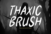 Thaxic Brush Font, a Handwritten Font by albert_kalingga (Thumbnail 1 of 5)