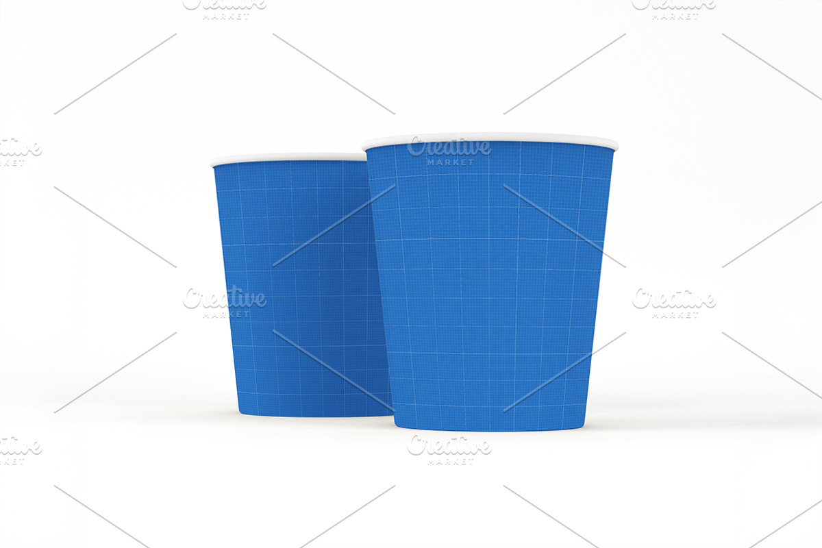 Small Paper Cup Mockup, a Cups & Container Mockup by Qaleb Studio