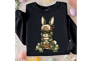 Egg Hunter Camo Easter Bunny PNG, an Illustration by Designking (Thumbnail 3 of 4)