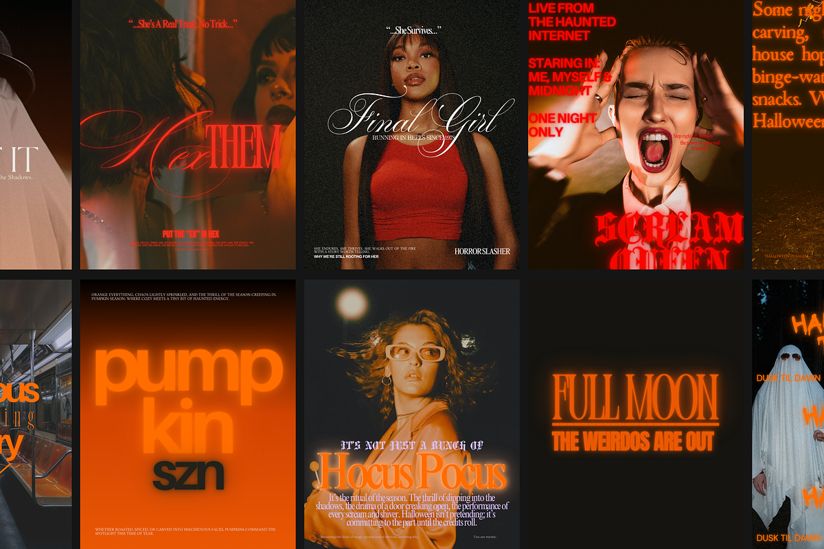 Halloween Canva Template Set 3, a Templates & Theme by BYOTstudios (Photo 2 of 12)
