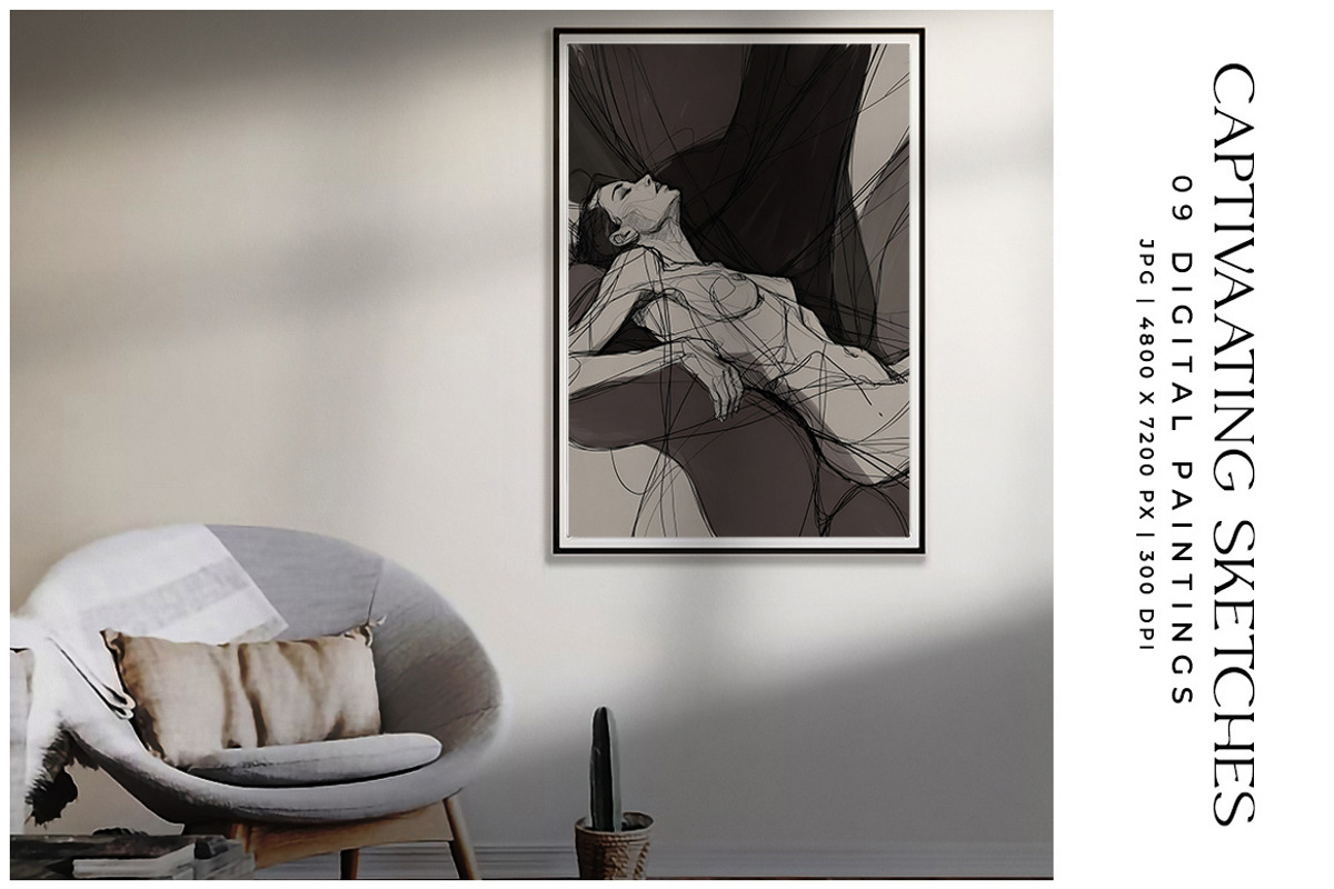Captivating Sketches, a Decorative Illustration by Digital Art Creations (Photo 7 of 7)