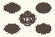 Vintage Frames & Badges Set 2, an Object Graphic by CojoMoxon (Thumbnail 1 of 2)