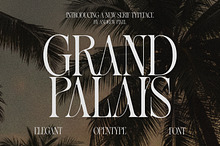 Grand Palais - Elegant Logo Font