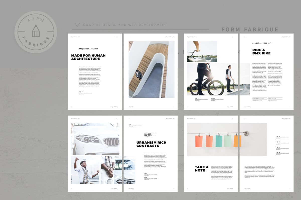 Minimalism Portfolio, a Brochure Template by Form Fabrique (Photo 3 of 16)