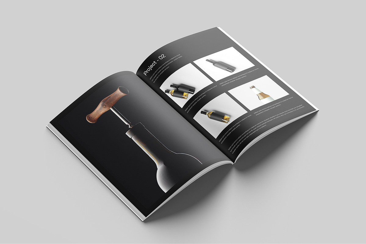 Fashion & Minimal Portfolio Template, a Magazine Template by GoldenGrid Studio (Photo 4 of 10)