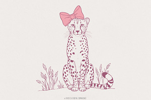 Leopard Print PNG, Coquette PNG, an Illustration by SharpMarketplace