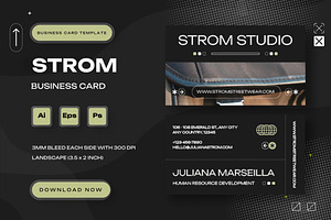 Strom - Business Card