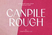 Canpile Rough, a Sans Serif Font by Craft Supply Co. (Thumbnail 1 of 8)
