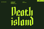 c-black display type, a Blackletter Font by Colosse Foundry (Thumbnail 3 of 8)