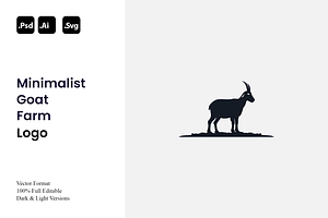 Minimalist Goat Farm Logo, a Branding & Logo Template by Luxury Logos