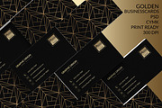 Black Luxury Business card, a Business Card Template by Graphic Origin (Thumbnail 4 of 4)
