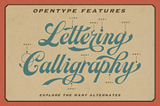 Earthgate - Bold Script Typeface, a Script Font by Letterhend Studio (Thumbnail 2 of 9)