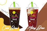 Cold Drink Plastic Cup PSD Mockup, an Object Graphic by Sinlatown (Thumbnail 6 of 6)