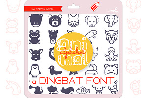 Animal Alphabet - Dingbat Font