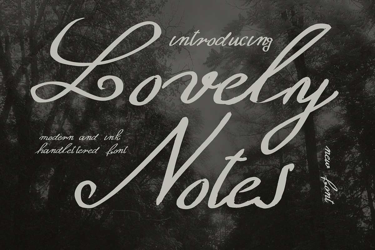Elegant Calligraphy Ink Script Font, a Script Font by Ashiya Pixel (Photo 1 of 29)