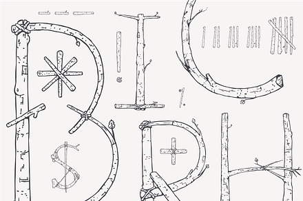 Birch Is Right Here - Outline, a Script Font by Is Right Here