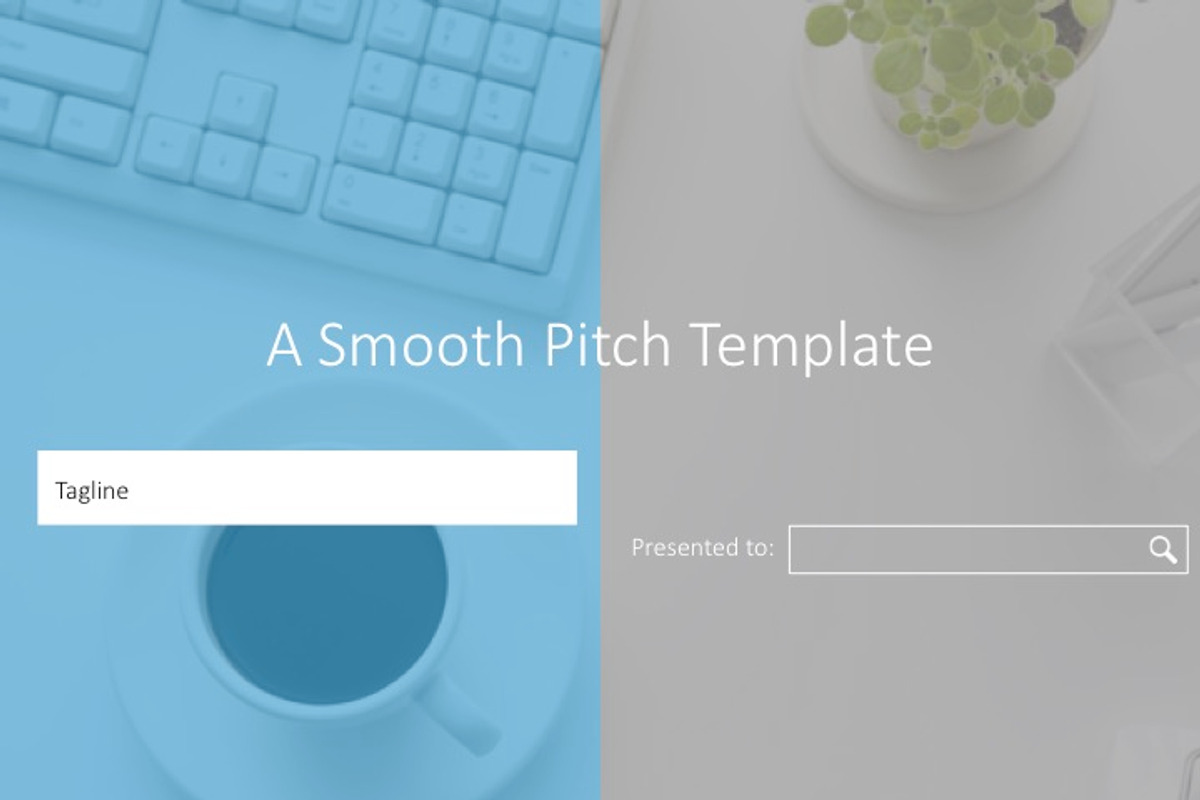 A Smooth Pitch Template, a Templates & Theme by Iconography - Pitch Deck (Photo 1 of 18)